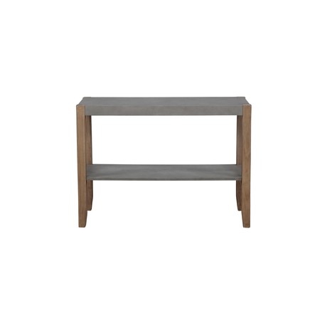 ALATERRE FURNITURE 40 W, 15 L, 29 H, MDF Top, Concrete Gray ANNP1471